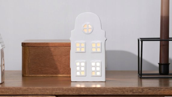 Domek dekoracyjny na tealight 15 cm
