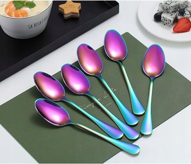 Łyżeczki opalizujące 6 sztuk