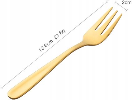 Widelczyki kolorowe 8 sztuk