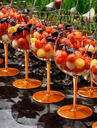 Kieliszek plastikowy do aperol pomarańczowy 550 ml